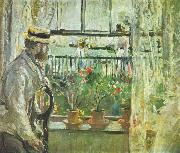 Berthe Morisot Eugene Manet on the Isle of Wight Sweden oil painting artist
